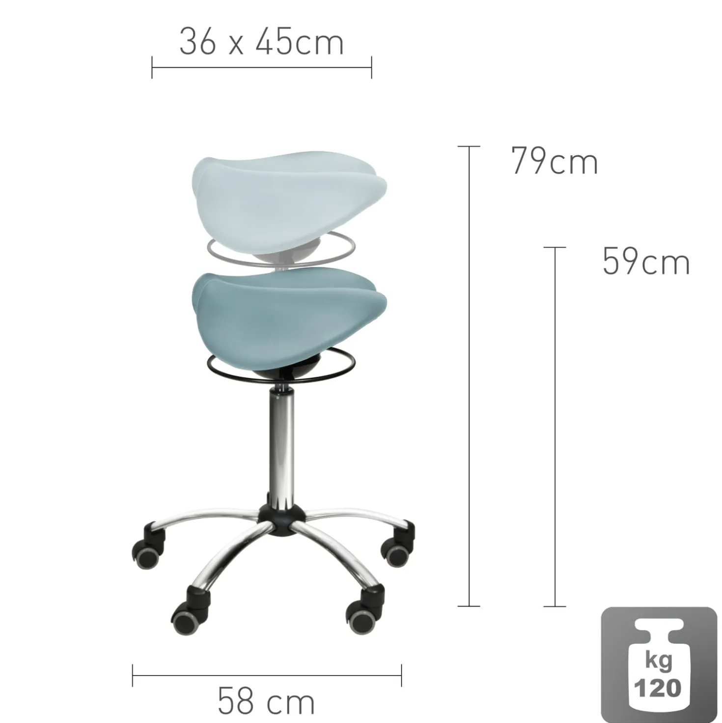 Sattelhocker mit Swing-Mechanismus