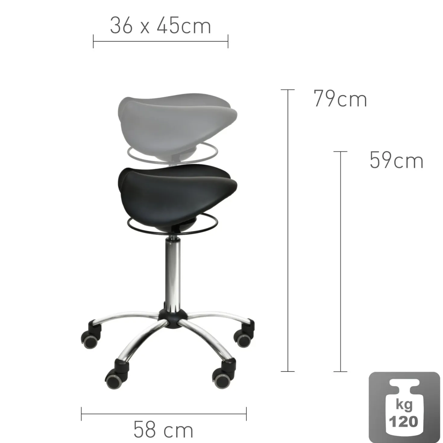 Sattelhocker mit Swing-Mechanismus
