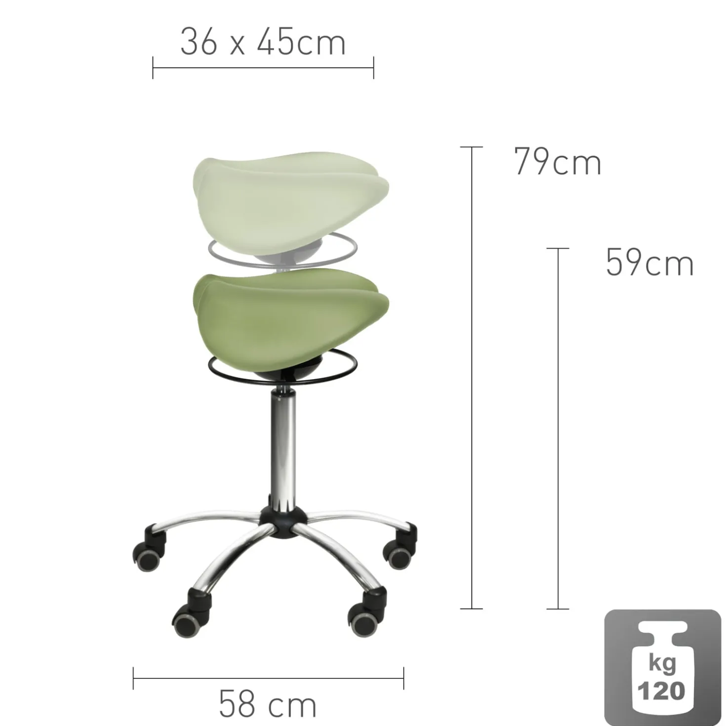 Sattelhocker mit Swing-Mechanismus