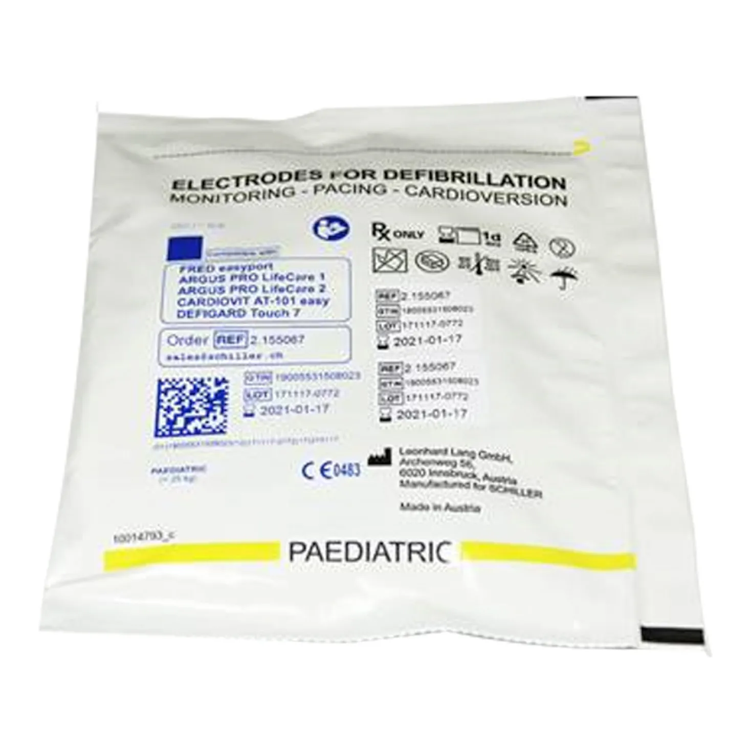Schiller Defibrillations-Elektroden