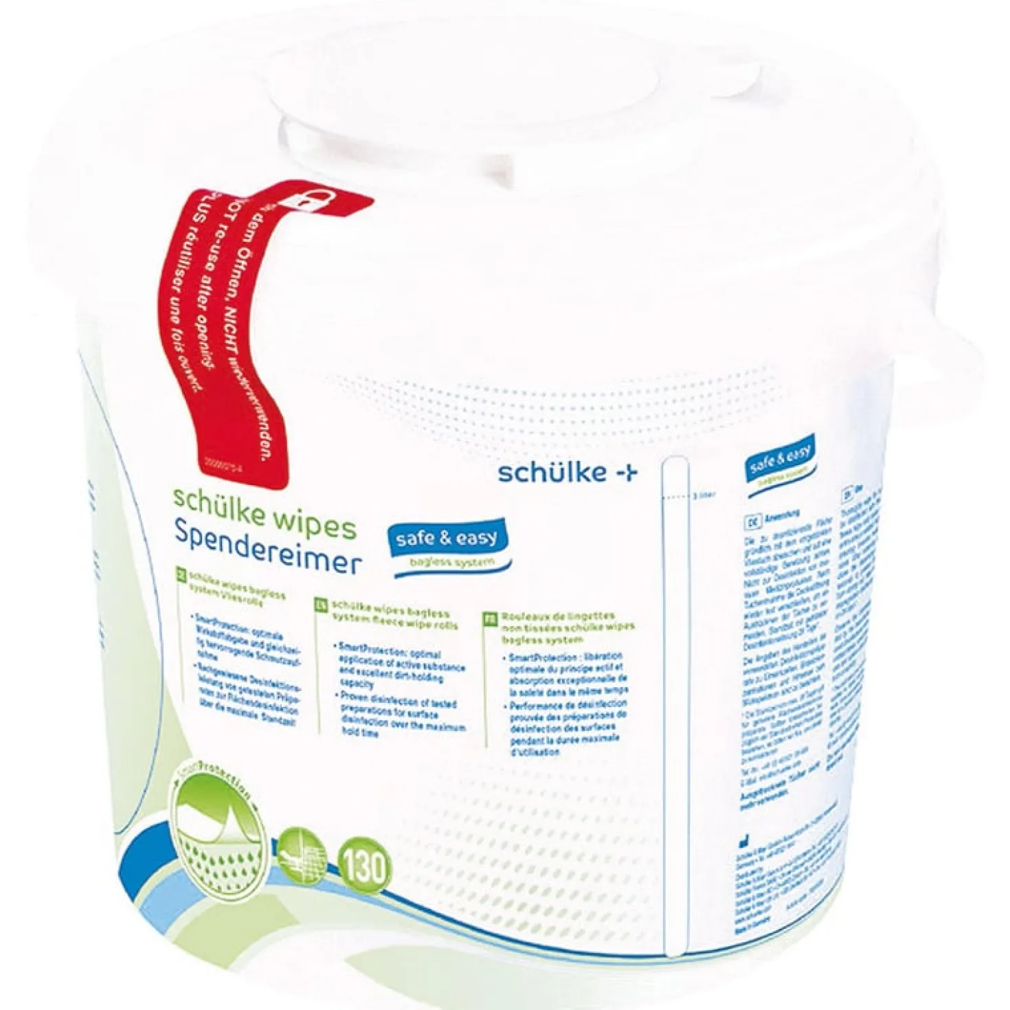 schülke wipes safe & easy bagless system