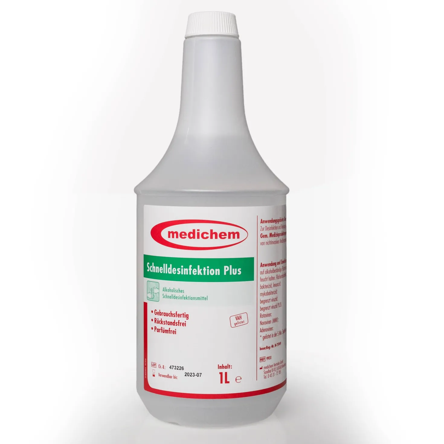 Schnelldesinfektion plus