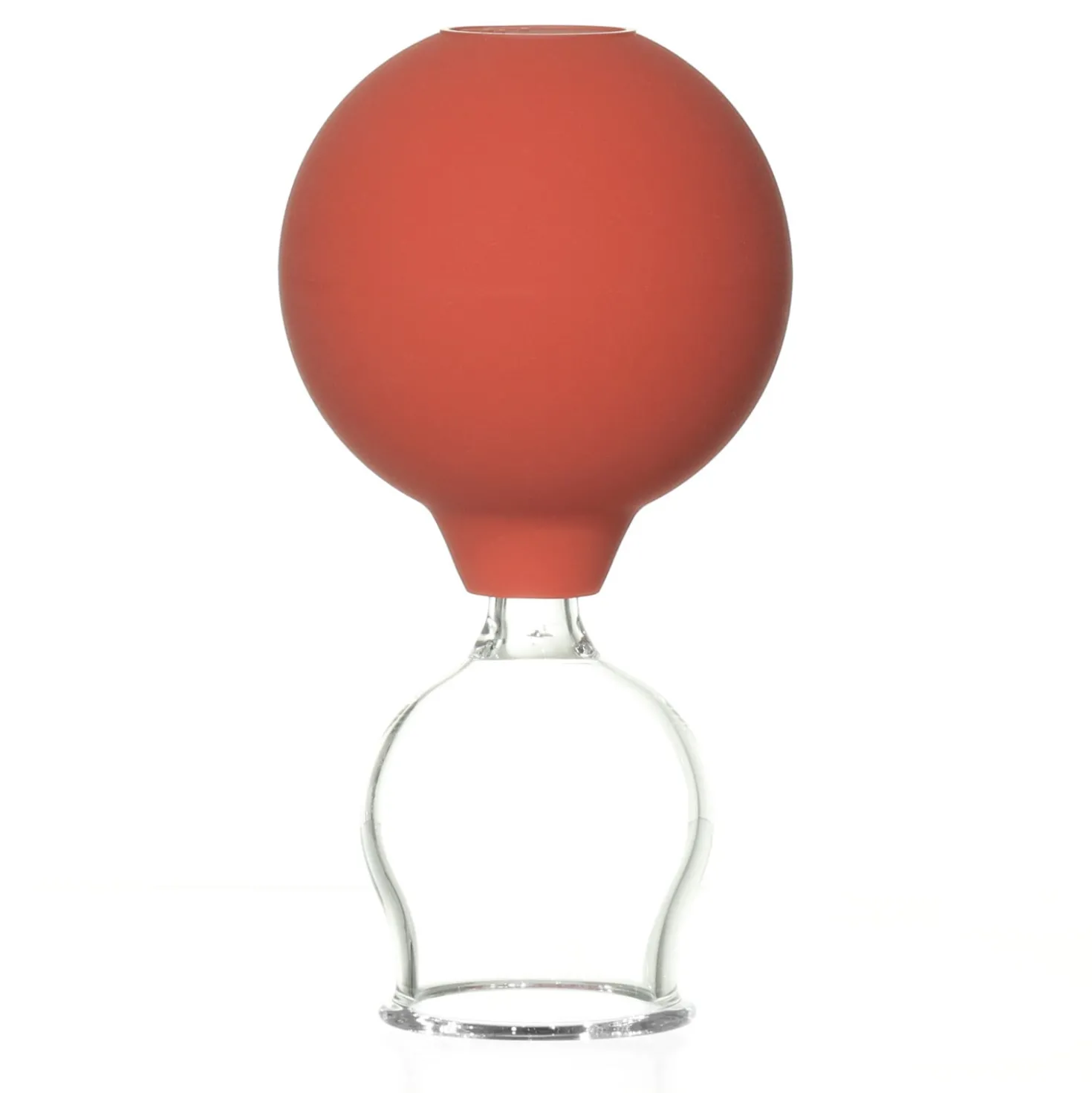Schröpfglas mit Olive und Ball