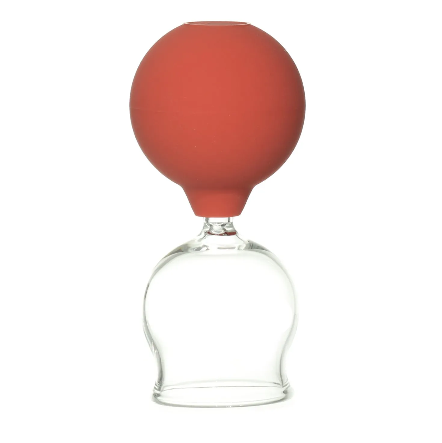 Schröpfglas mit Olive und Ball
