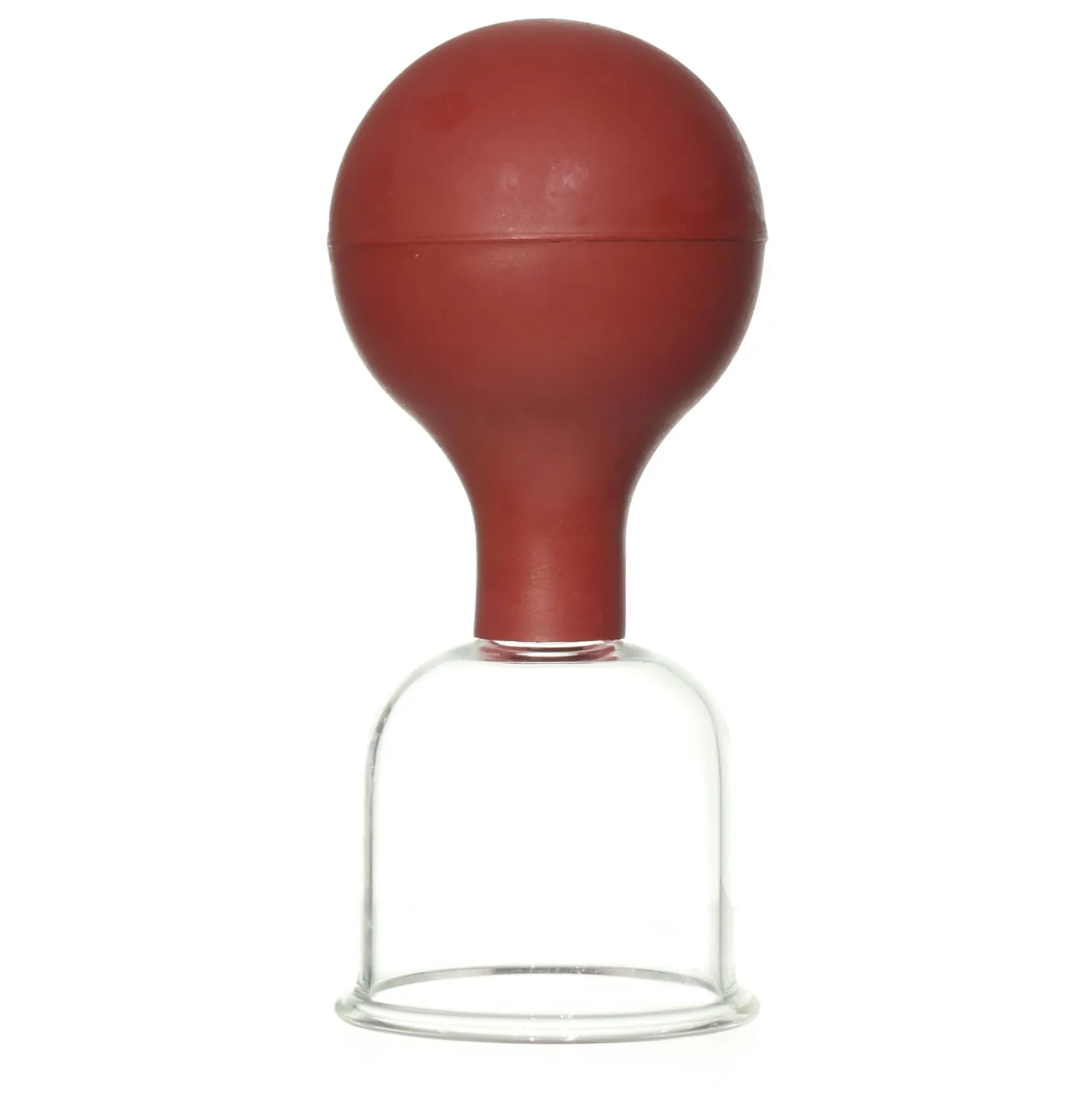 Schröpfglas mit Olive und Ball