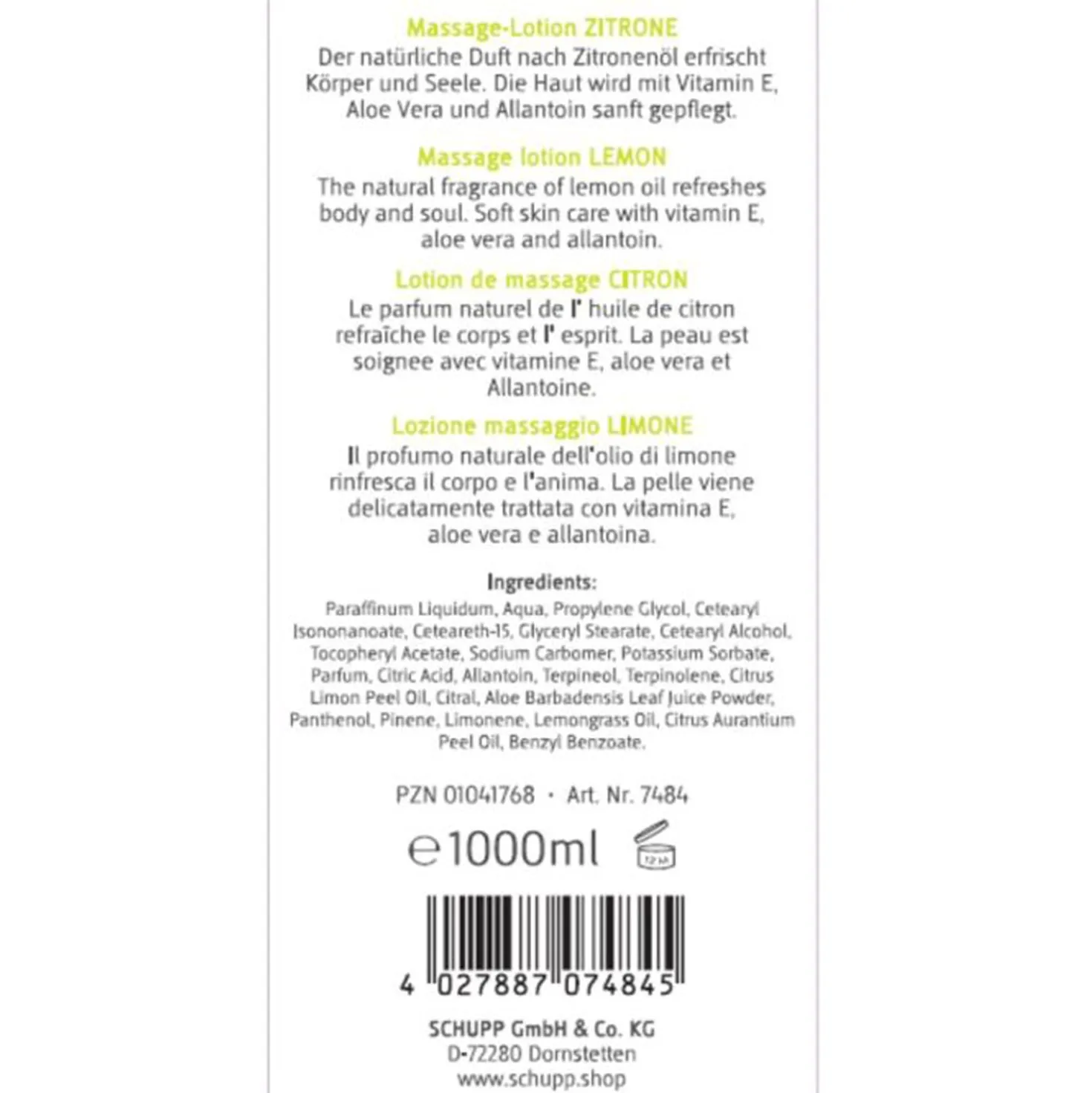 SCHUPP Massage-Lotion