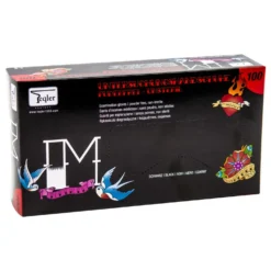 Schwarze Nitrilhandschuhe