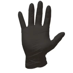 Schwarze Nitrilhandschuhe