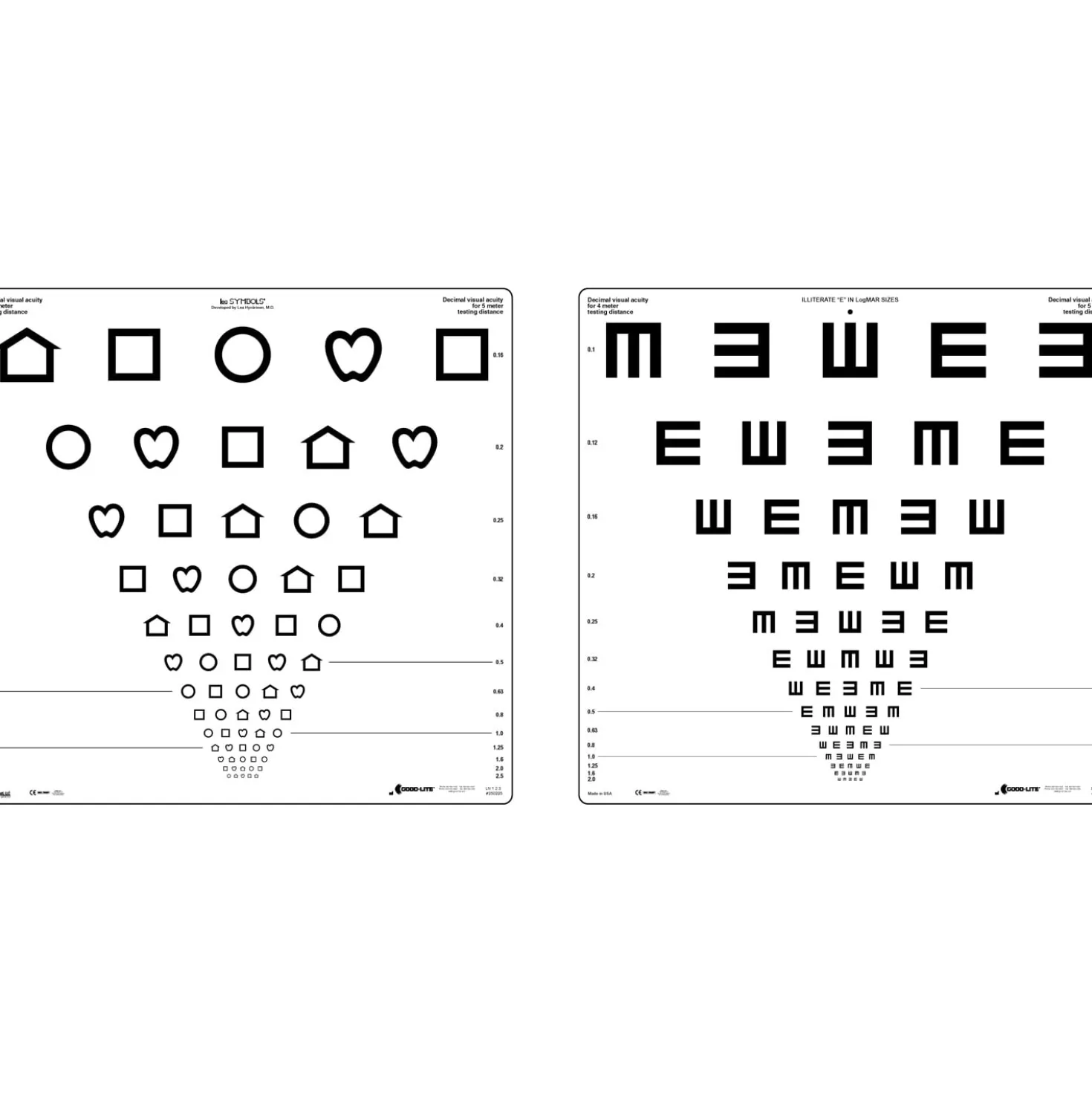 Screening-Tafel LEA™-Symbole/E-Hacken