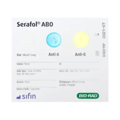 Serafol AB0 Bedside-Karten