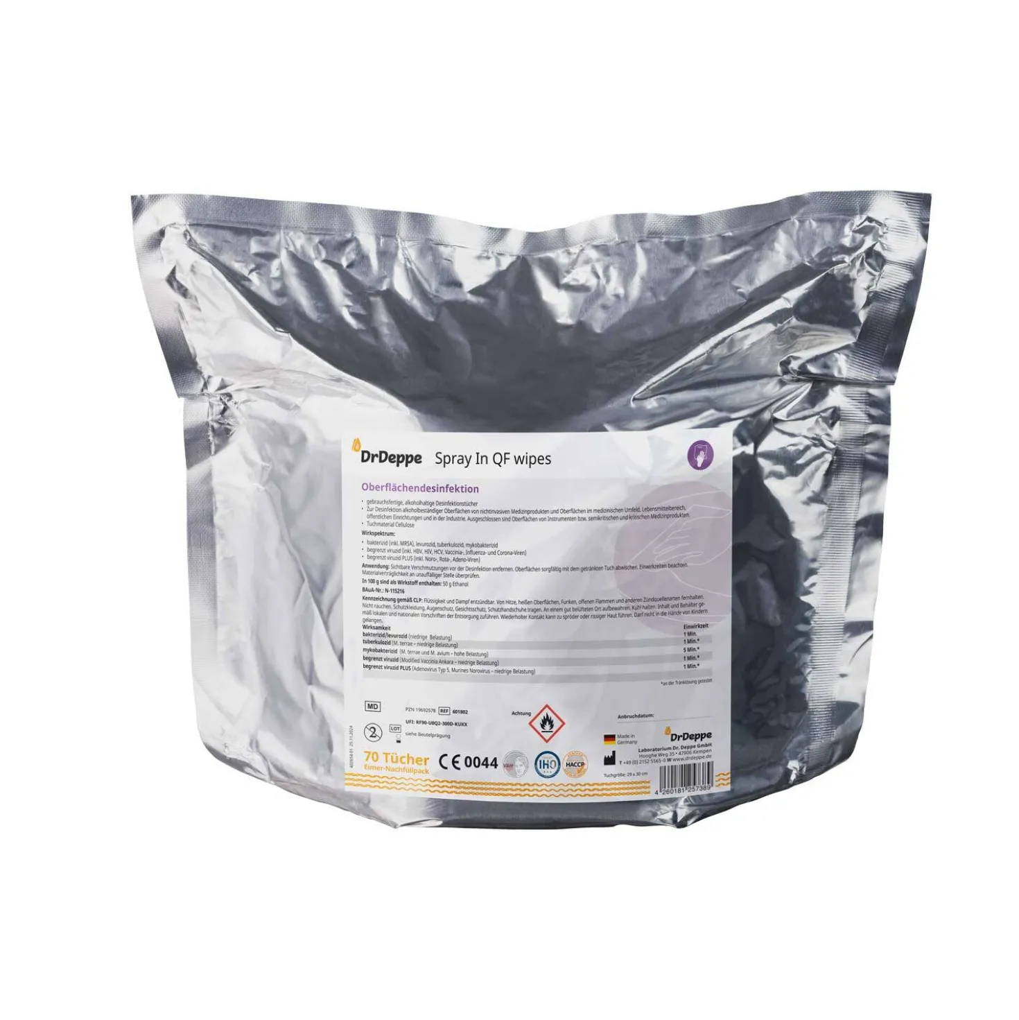 Spray In QF Wipes Eimer-Nachfüllpack