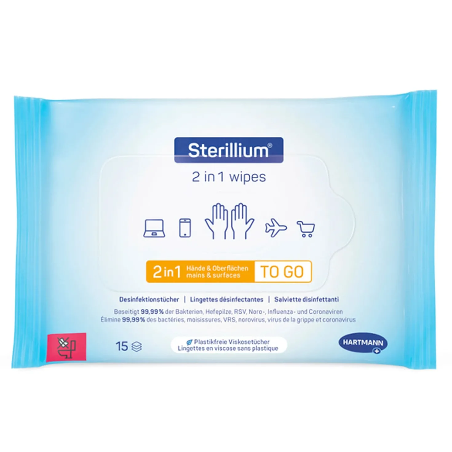 Sterillium® 2in1 wipes