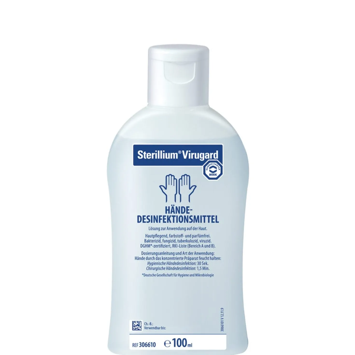 Sterillium Virugard, Händedesinfektion