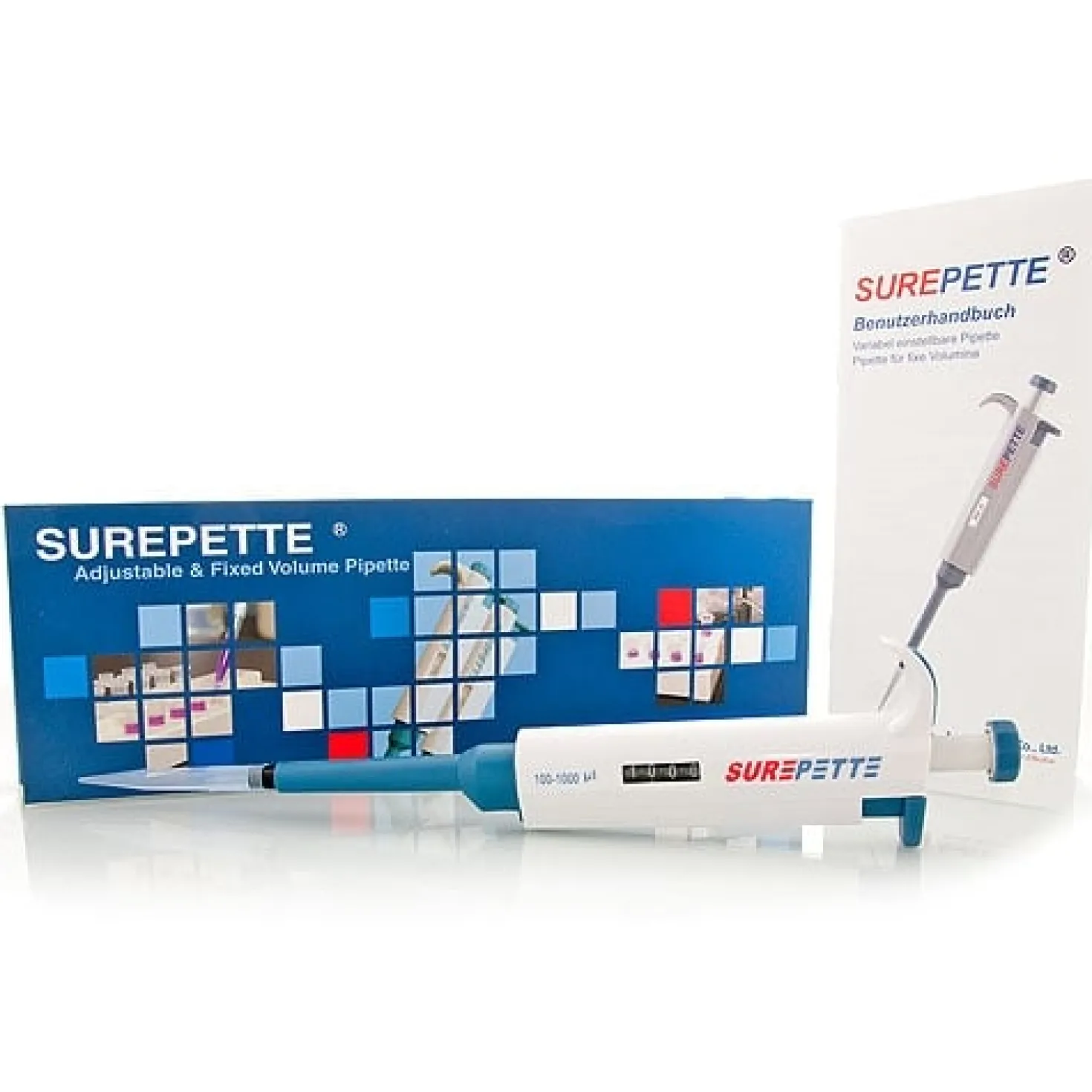 SurePette - Variabel einstellbare Kolbenhubpipette