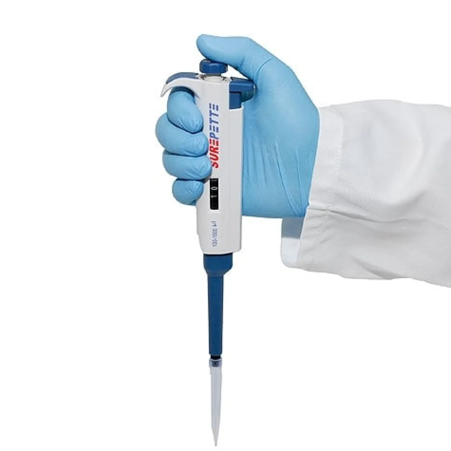 SurePette - Variabel einstellbare Kolbenhubpipette