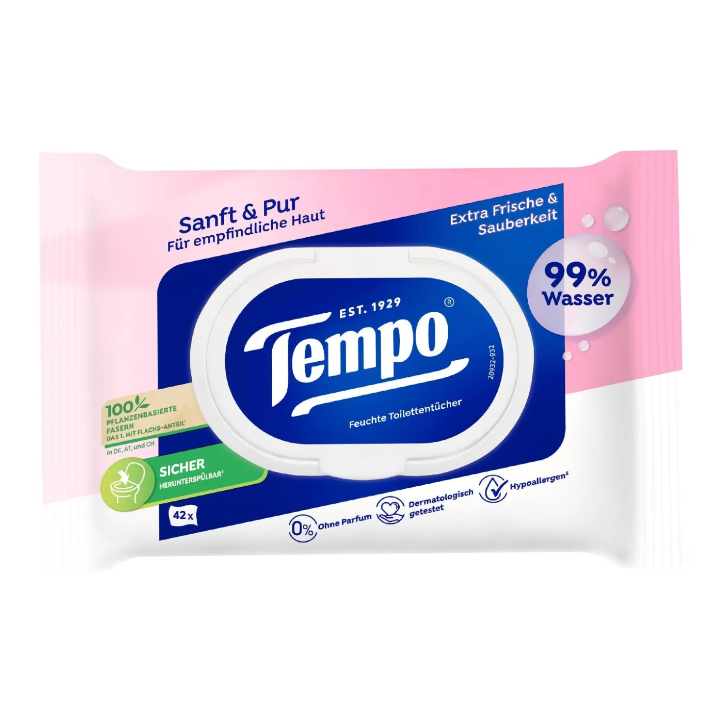 TEMPO feuchte Toilettentücher