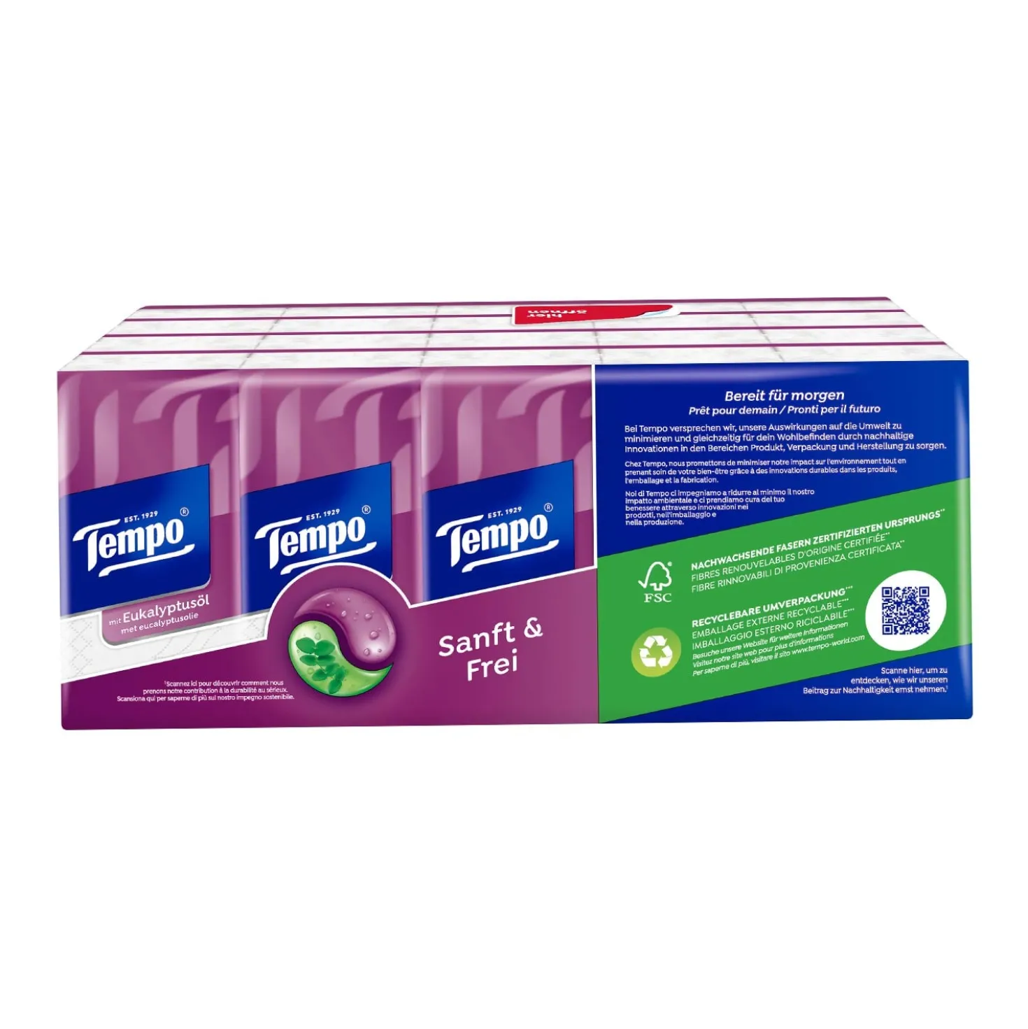 TEMPO Sanft & Frei Taschentücher