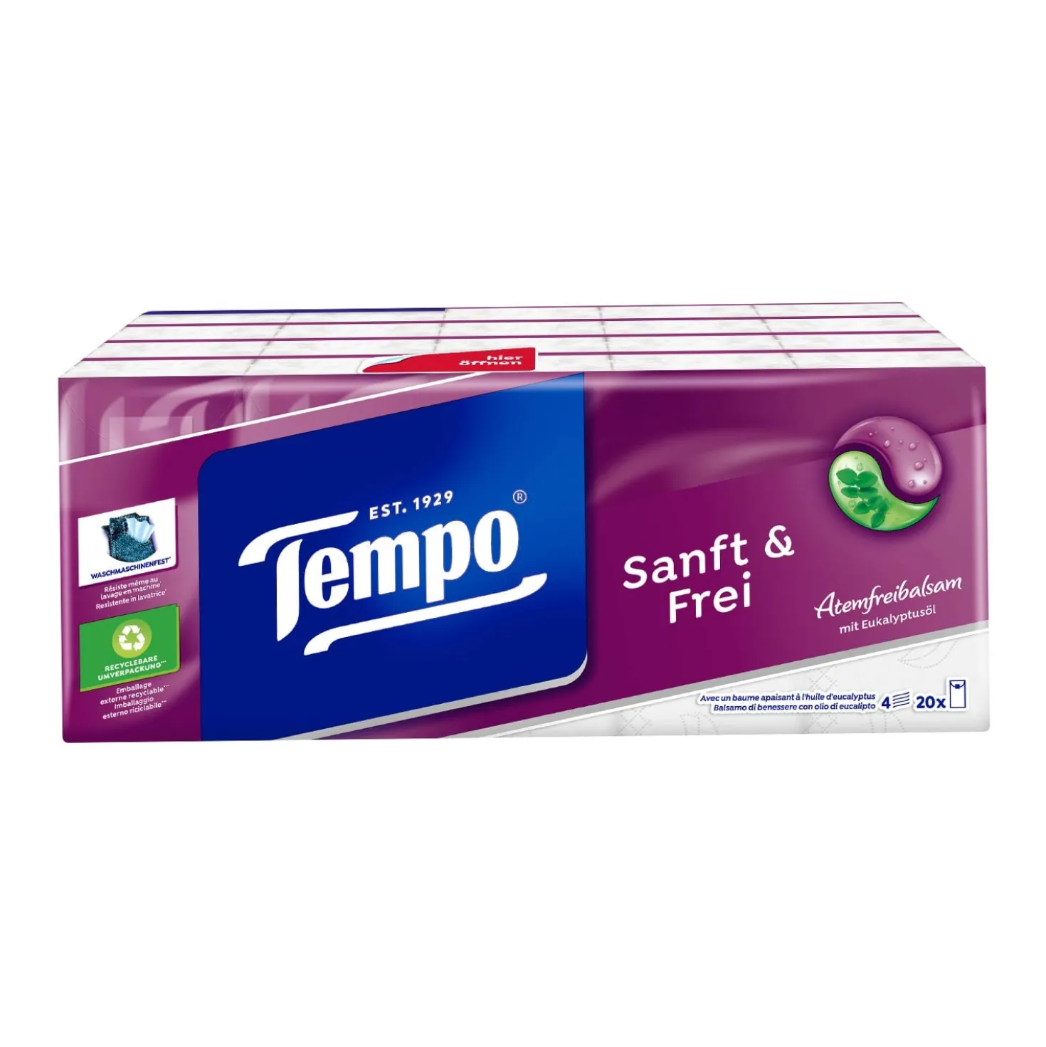 TEMPO Sanft & Frei Taschentücher