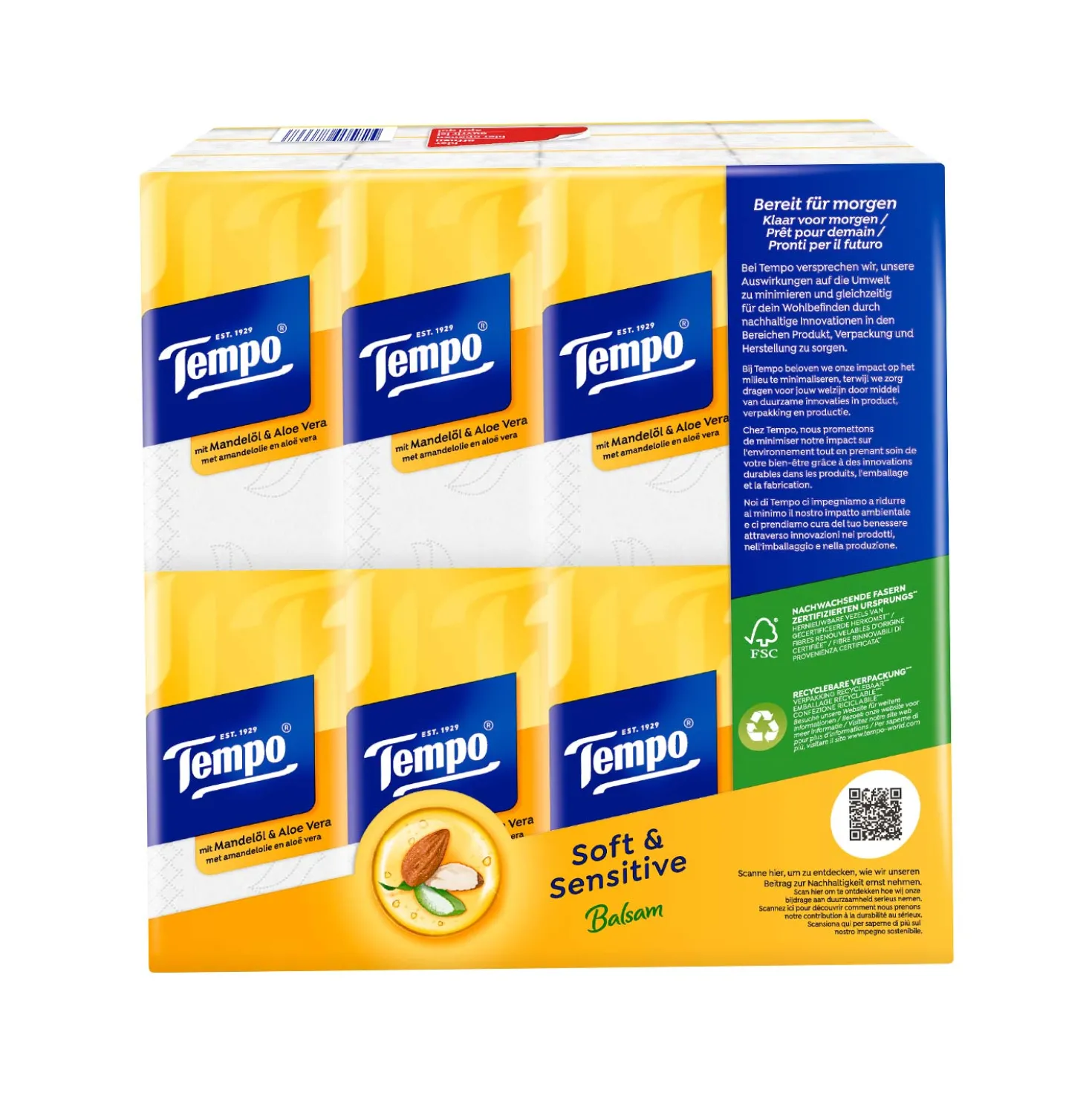 TEMPO Taschentücher Soft & Sensitiv