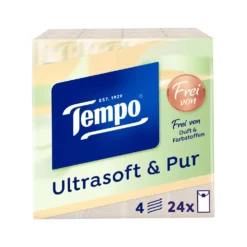 Tempo Taschentücher Ultrasoft & Pur
