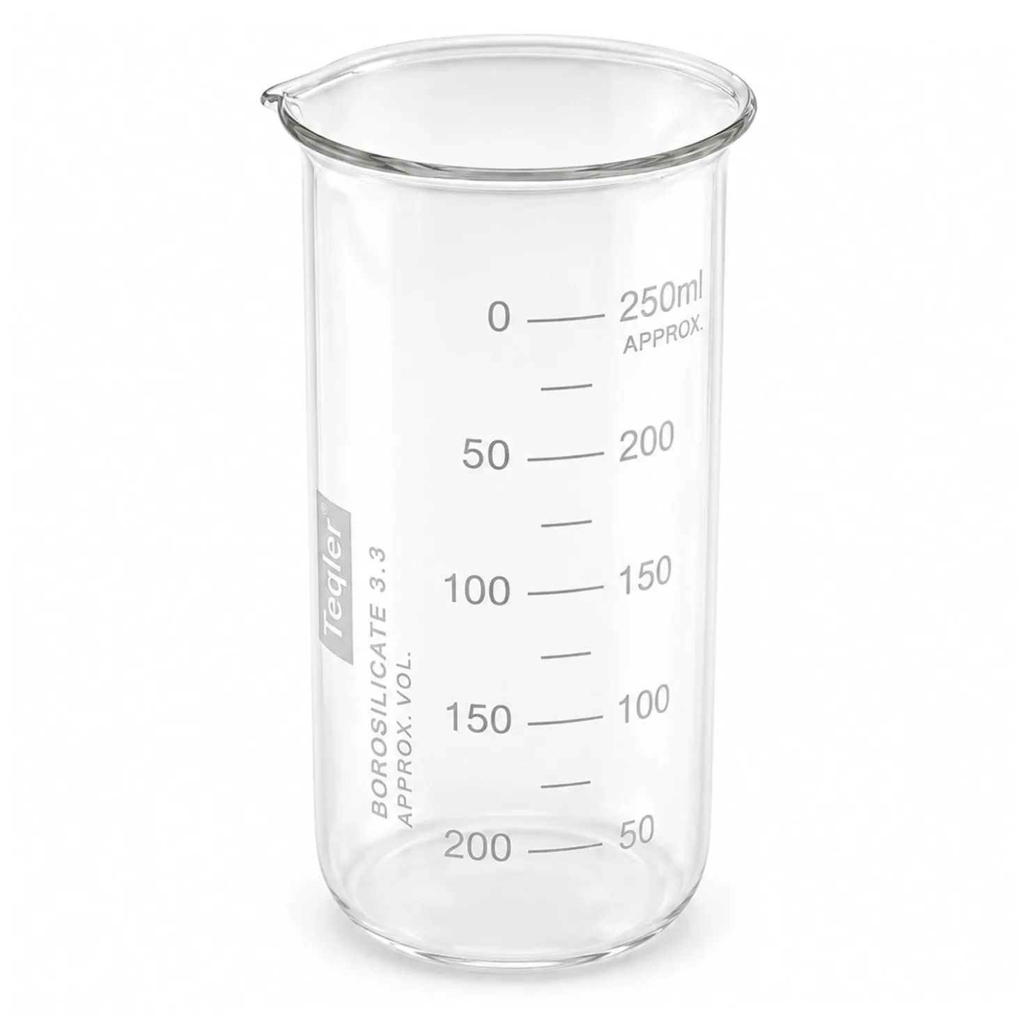 Teqler Becherglas hohe Form
