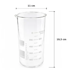 Teqler Becherglas hohe Form
