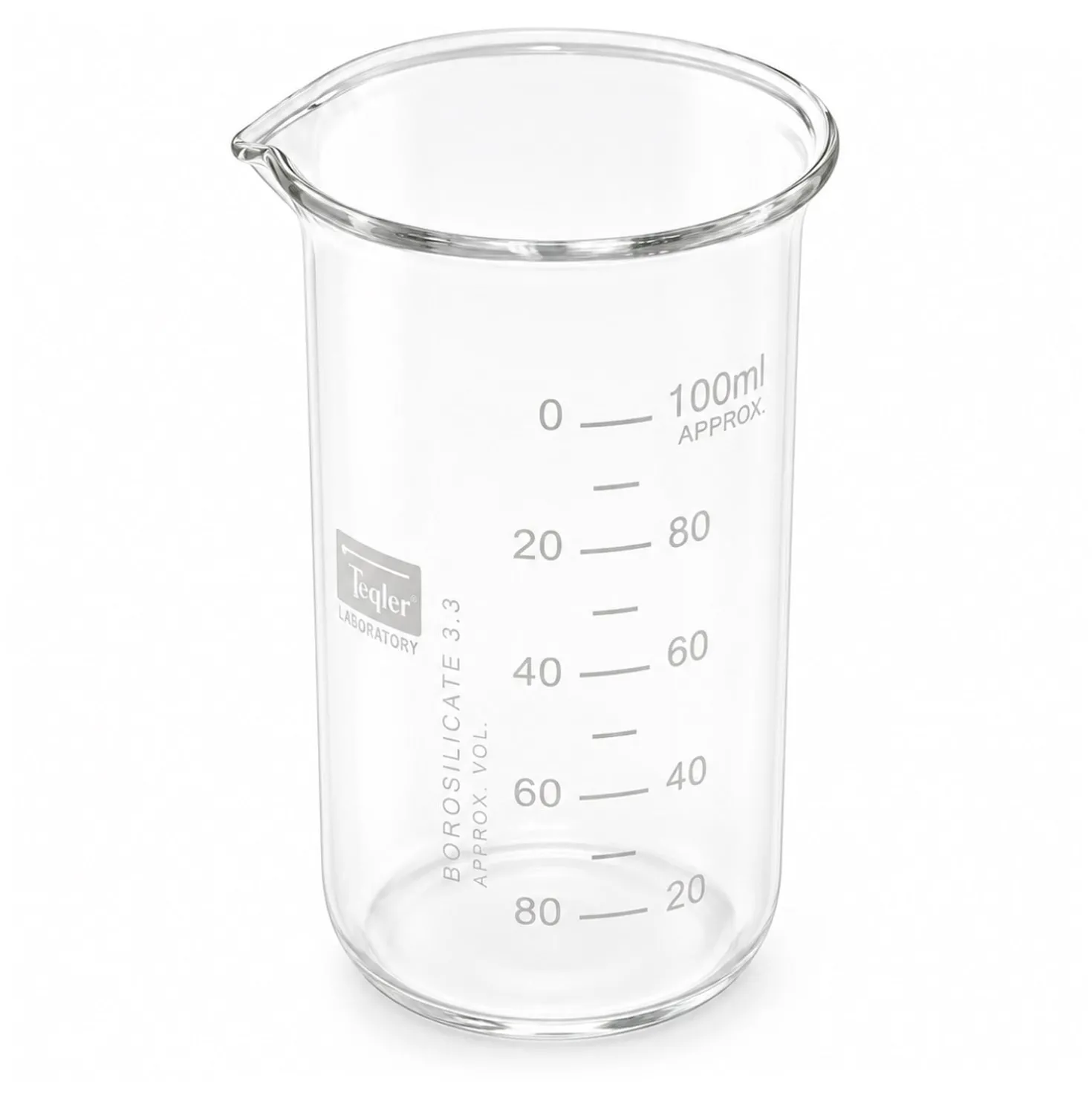 Teqler Becherglas hohe Form