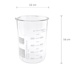 Teqler Becherglas niedrige Form