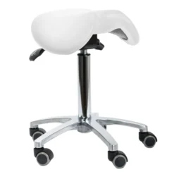 Teqler Drehhocker mit kippbarem Sattelsitz