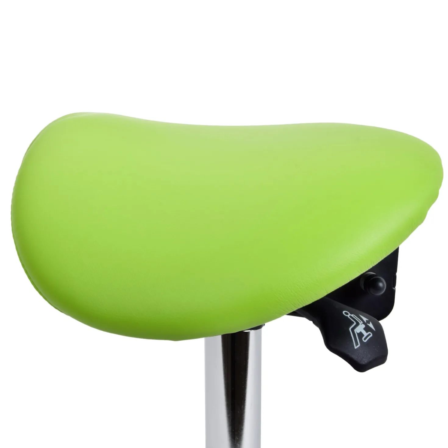 Teqler Drehhocker mit kippbarem Sattelsitz