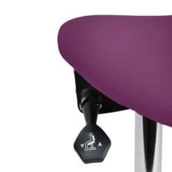 Teqler Drehhocker mit kippbarem Sattelsitz