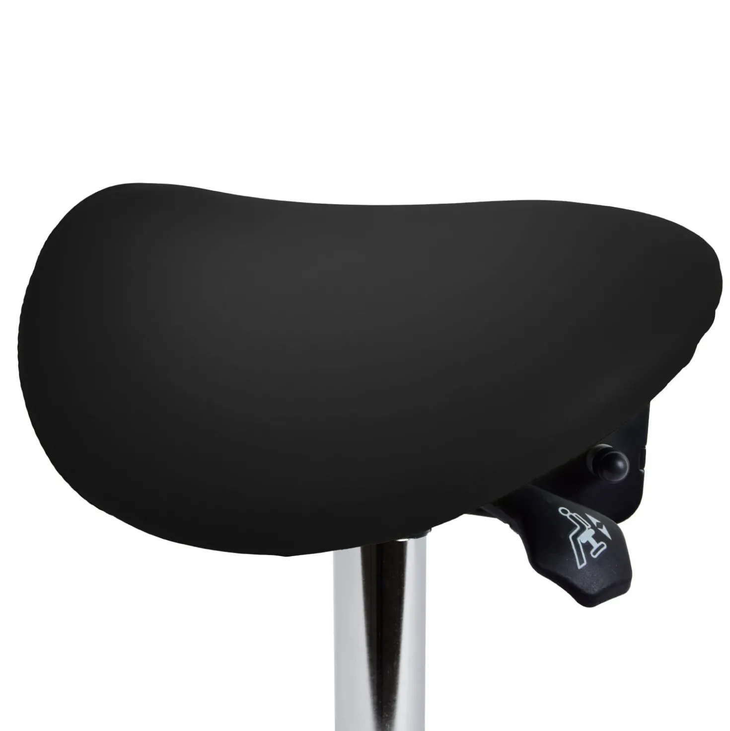 Teqler Drehhocker mit kippbarem Sattelsitz