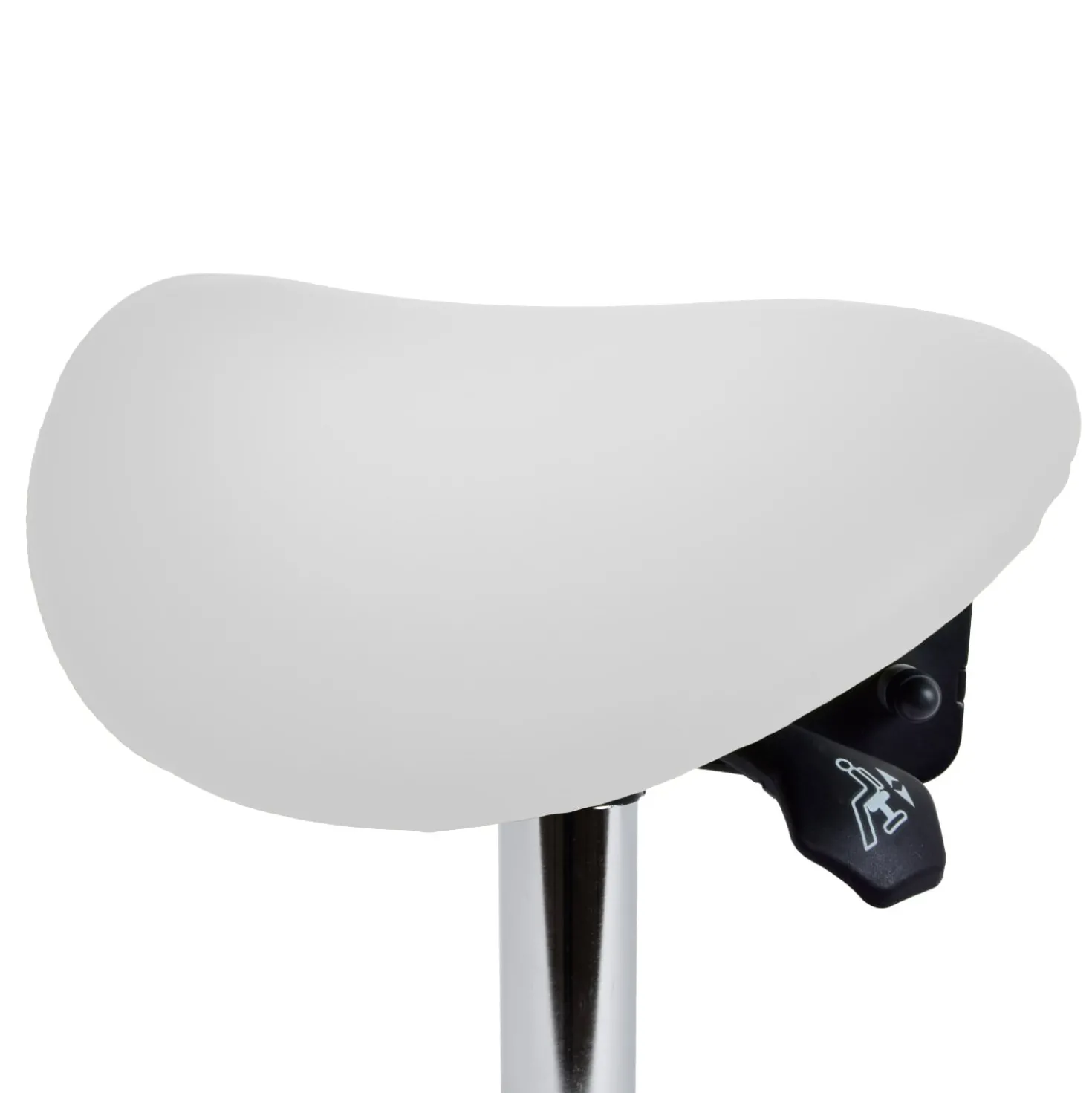 Teqler Drehhocker mit kippbarem Sattelsitz