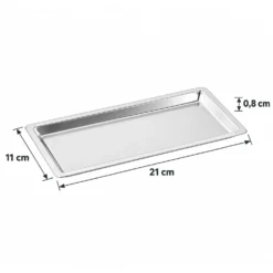 Teqler Edelstahl-Tablett