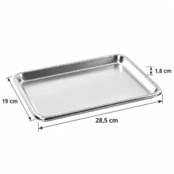 Teqler Edelstahltablett