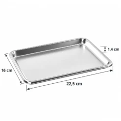 Teqler Edelstahltablett