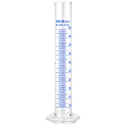 Teqler Messzylinder aus Glas