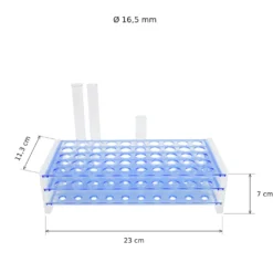 Teqler Reagenzglasständer Kunststoff
