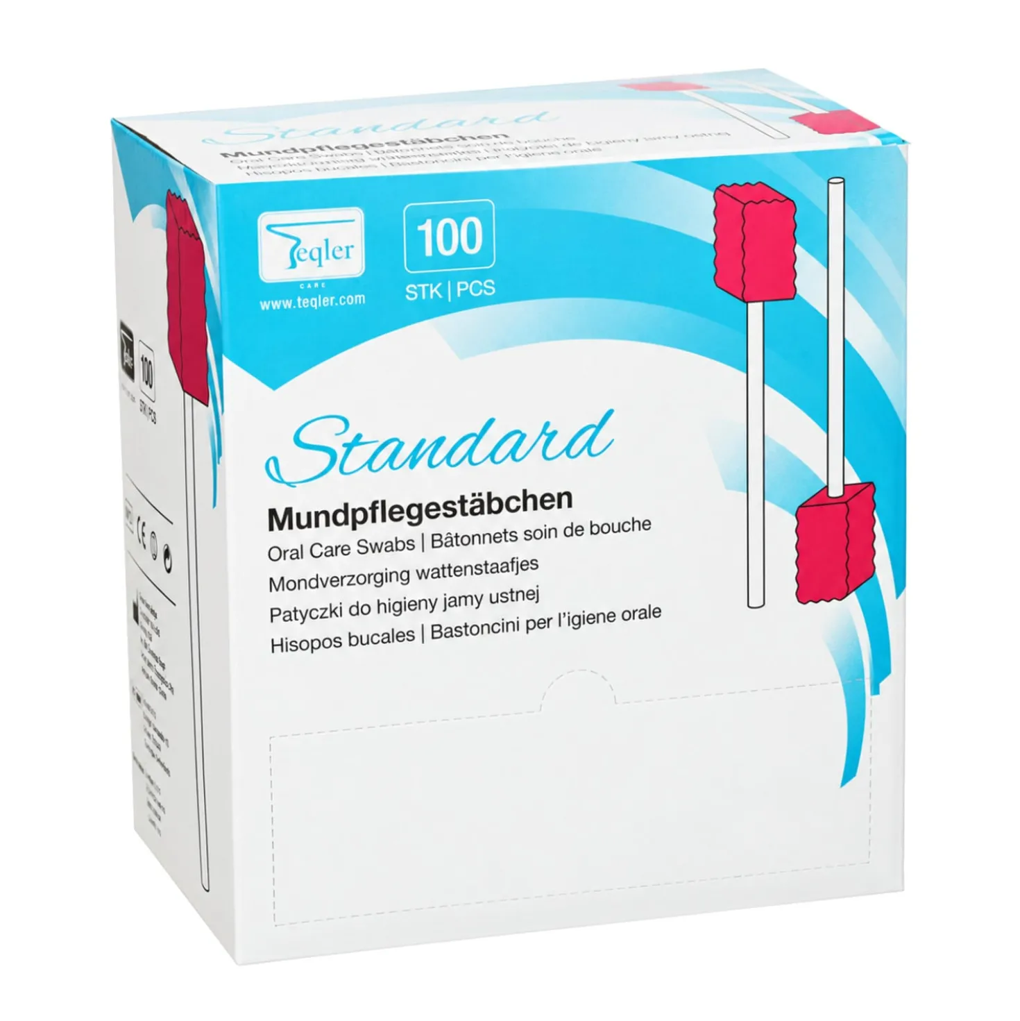Teqler Standard Mundpflegestäbchen