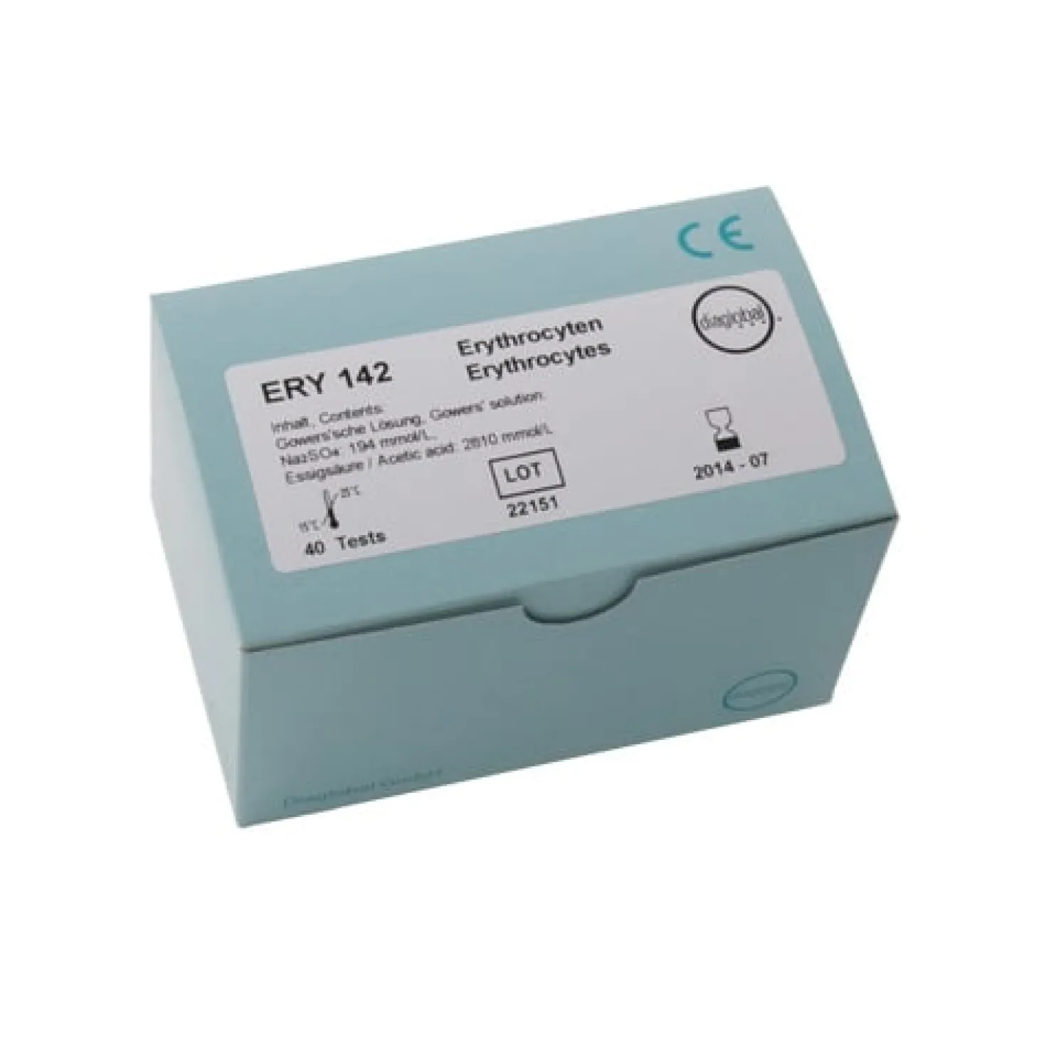 Testküvetten Erythrocyten, 40 Stück