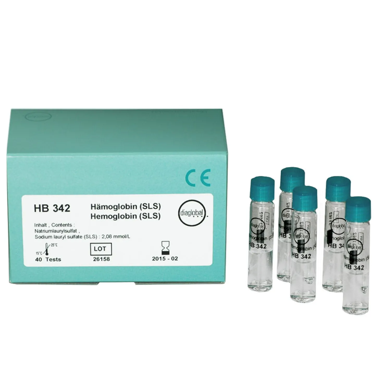 Testküvetten Hämoglobin SLS, 40 Stück