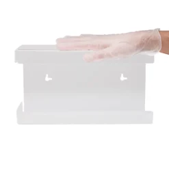 Transparenter Handschuhspender