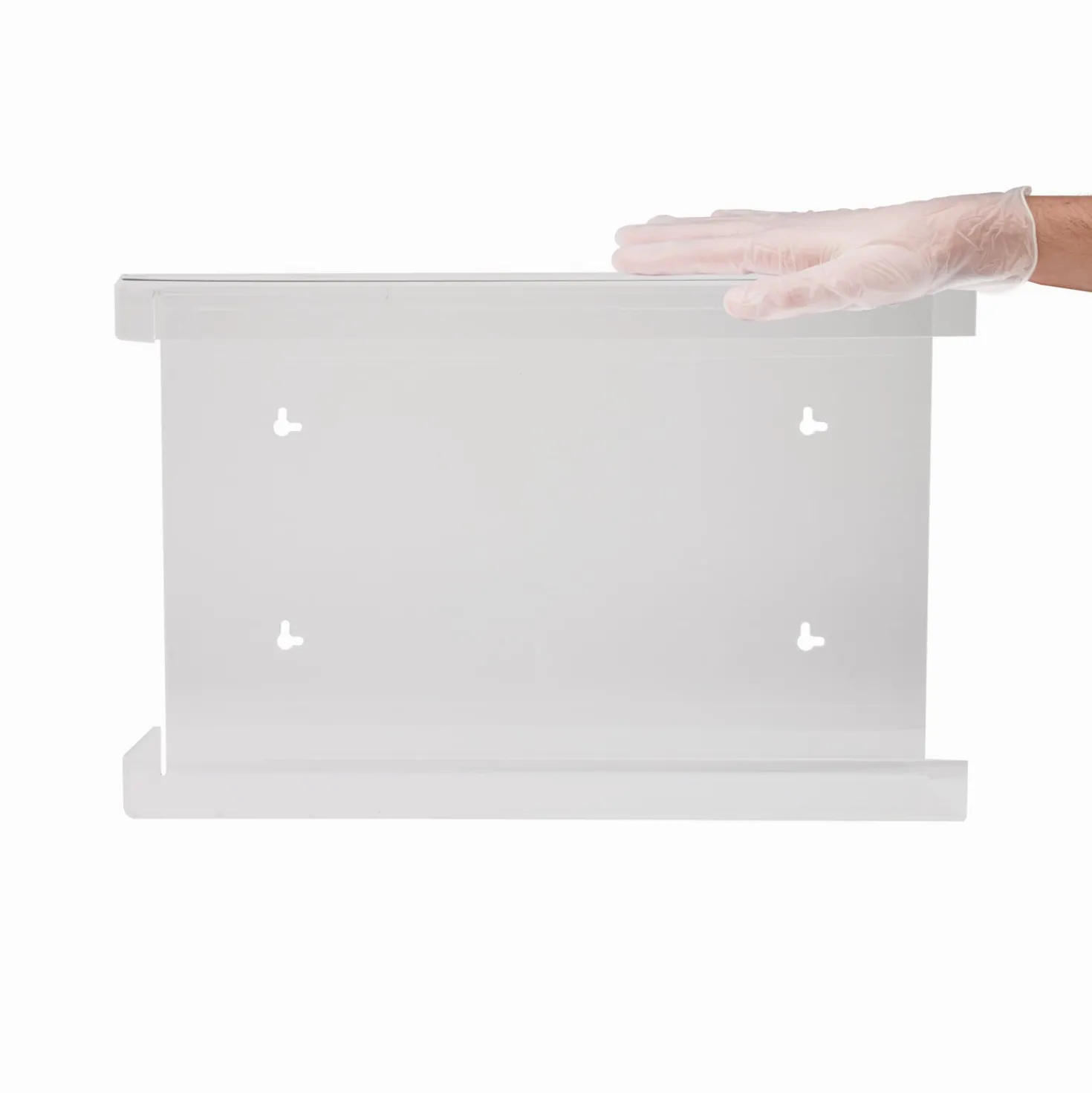 Transparenter Handschuhspender