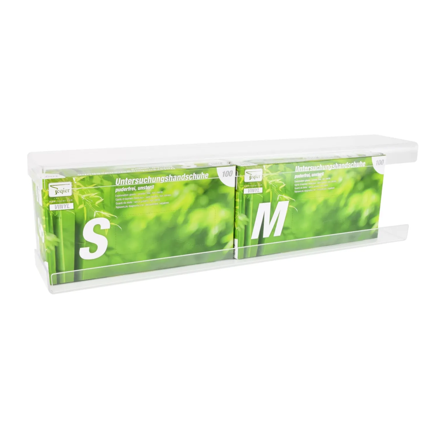 Transparenter Handschuhspender