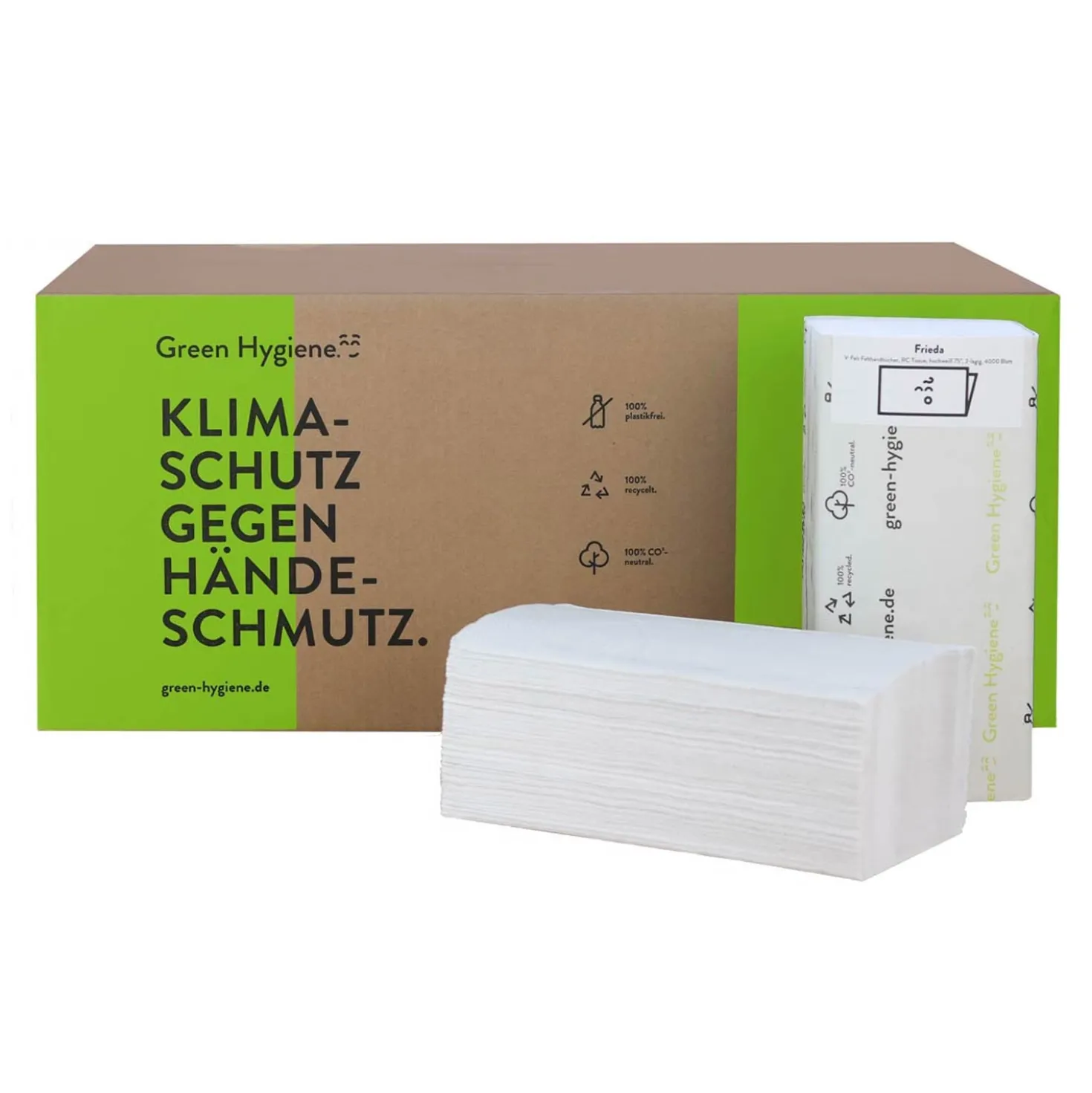 Umweltfreundliche Papierhandtücher FRIEDA