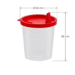 Urinbecher mit Deckel