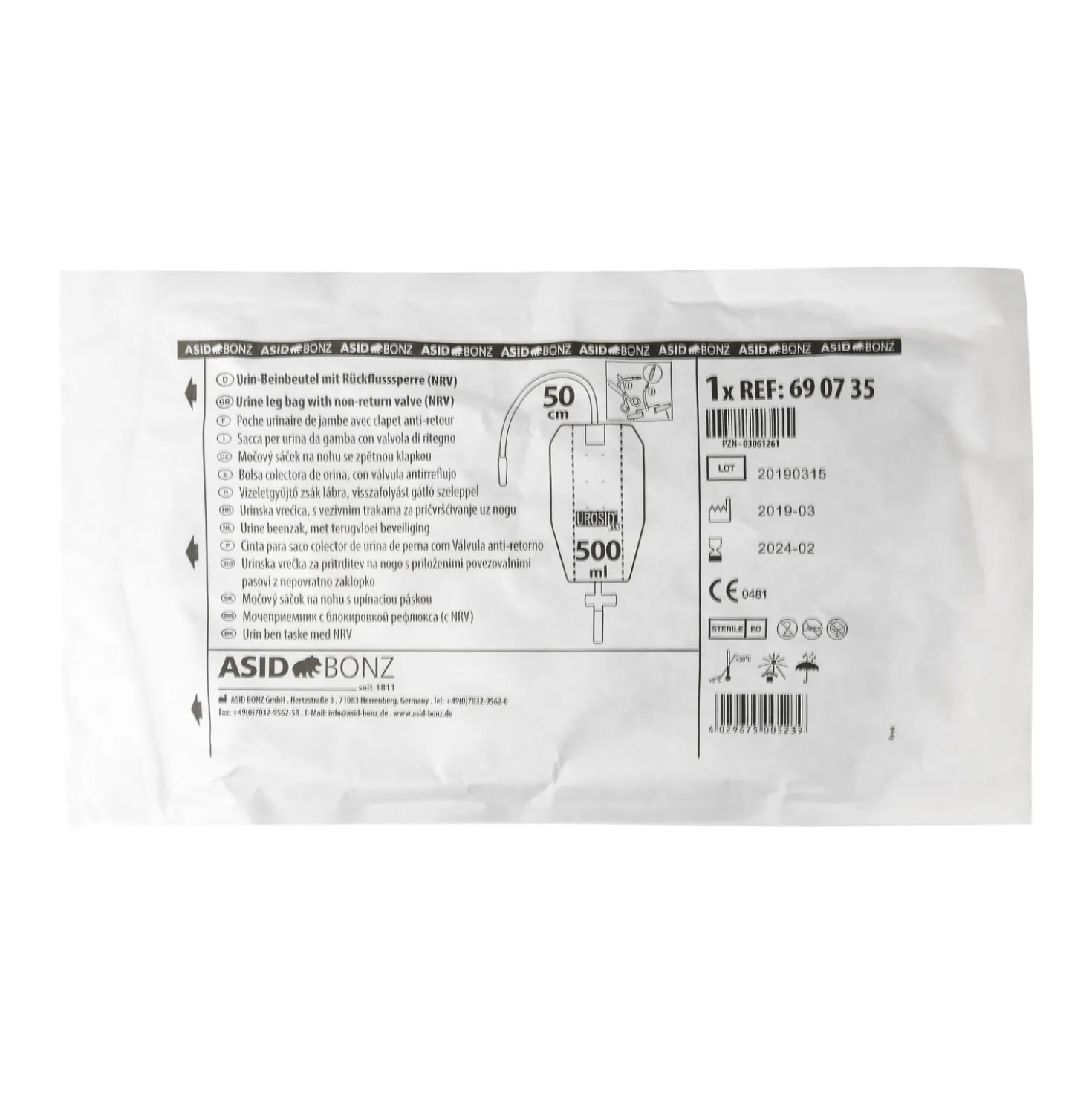 Urosid 3K Beinbeutel