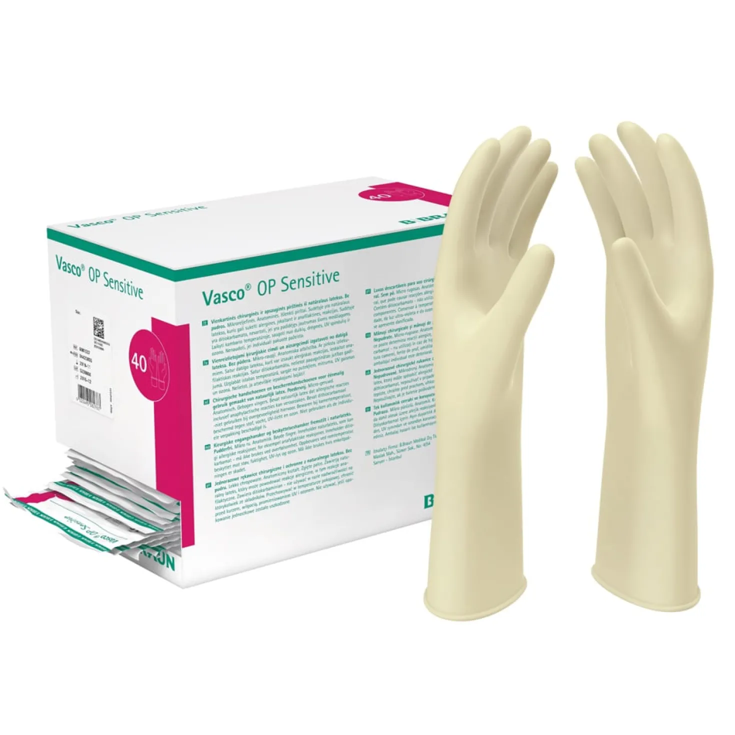 Vasco® OP Sensitive Latex-Operationshandschuhe