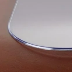 Vinyl-Fußmatte, transparent