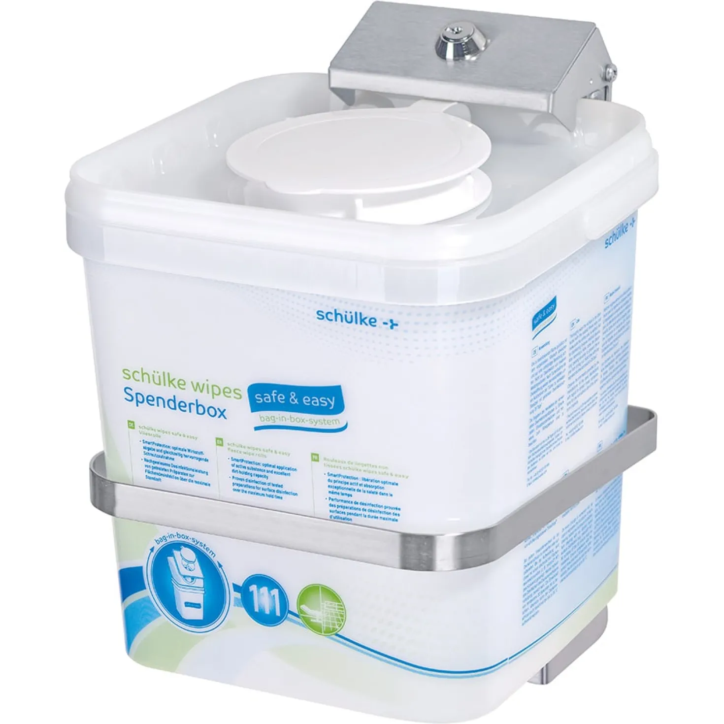 Wandhalterung für Schülke Wipes